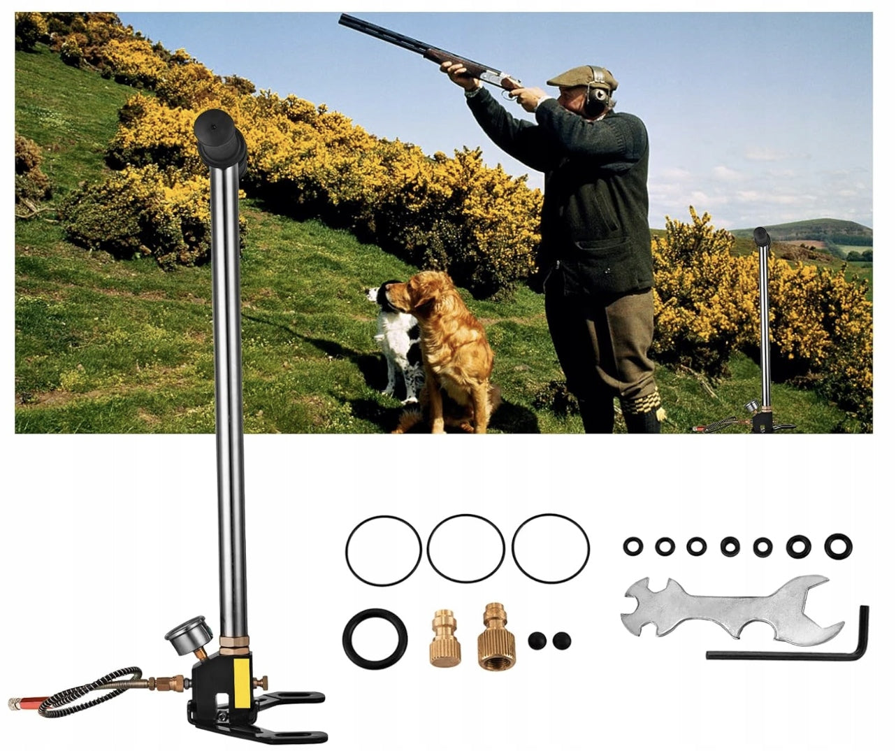 Pump PCP 30MPa 4500PSI stainless steel with filter