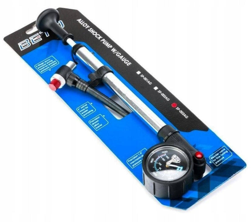 Pump for shock absorbers BETO SP-002AG 28 BAR 400PSI + PRESSURE GAUGE Manufacturer code SP002AGC
