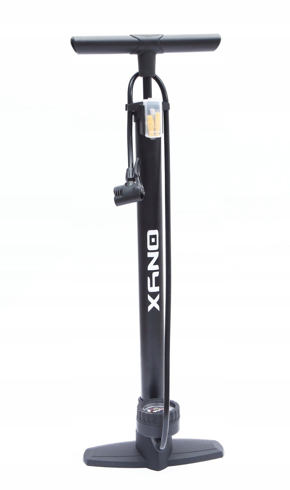 Pump with pressure gauge for car bike floor ONYX