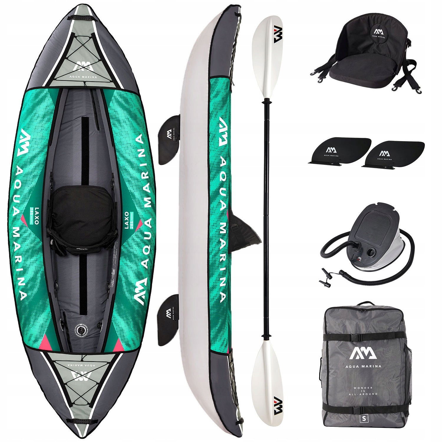 Pumped Kayak Aqua Marina Laxo 285 1-person.