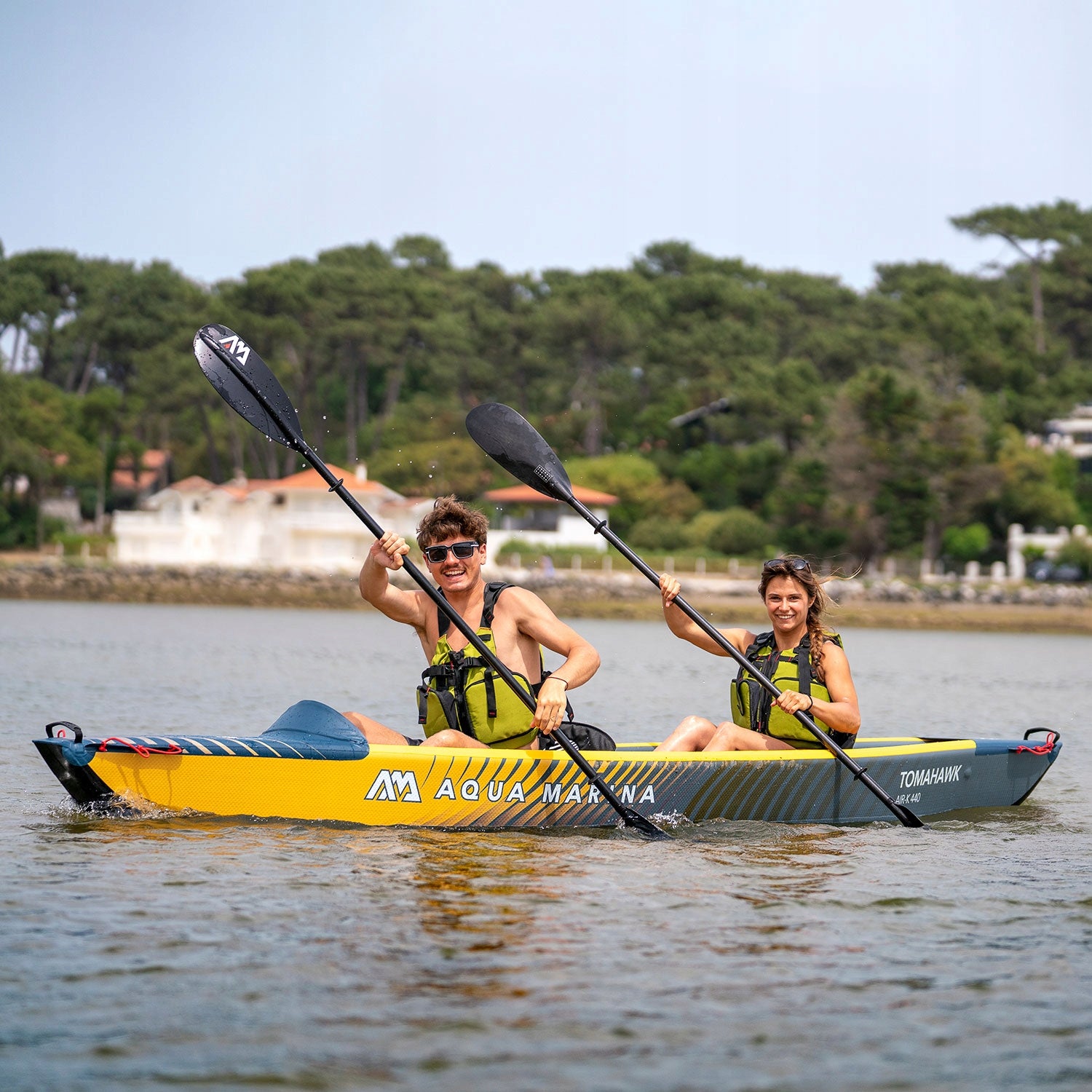 Pumped kayak Aqua Marina Tomahawk 440 2x KP-1 Model AIR-K 440 23 2xKP-1