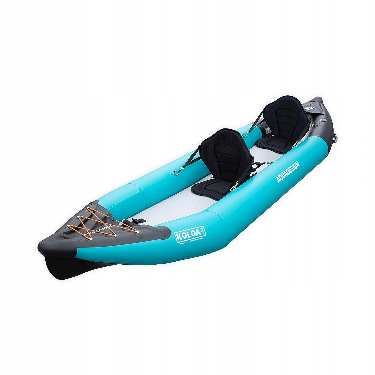 Pumped kayak Aquadesign Koloa 360 cm 2-person 210 kg + 2x Paddle KP-1 Material pneumatic