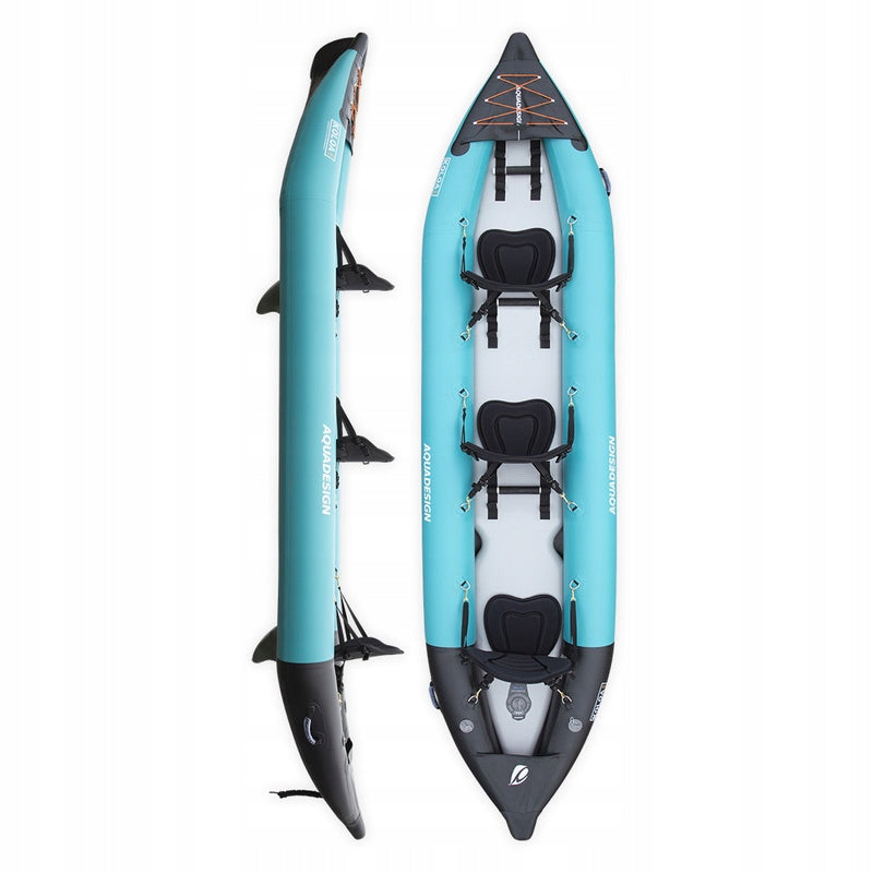 Pumped kayak Aquadesign Koloa 400 cm 3-person Brand Aqua design