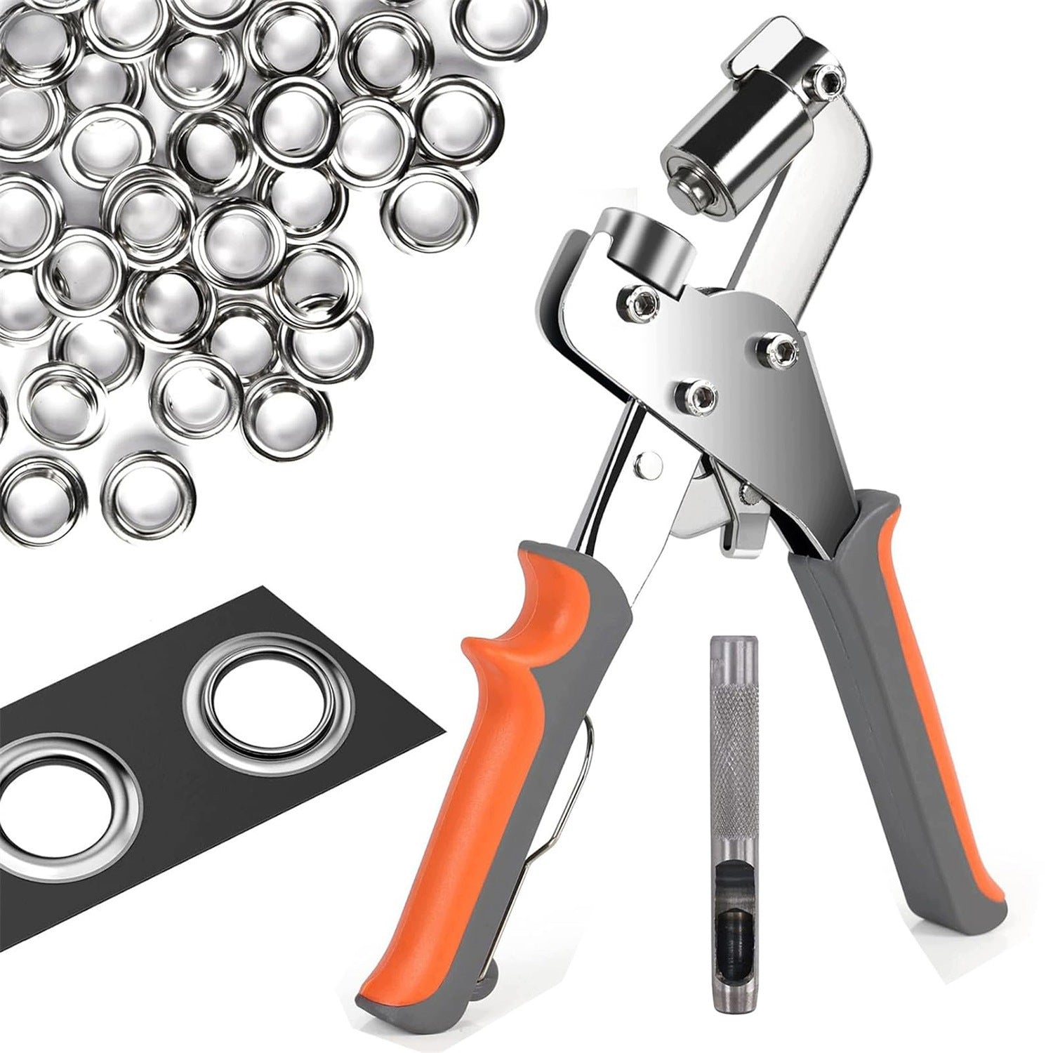Punch, snap pliers, mesh tool set