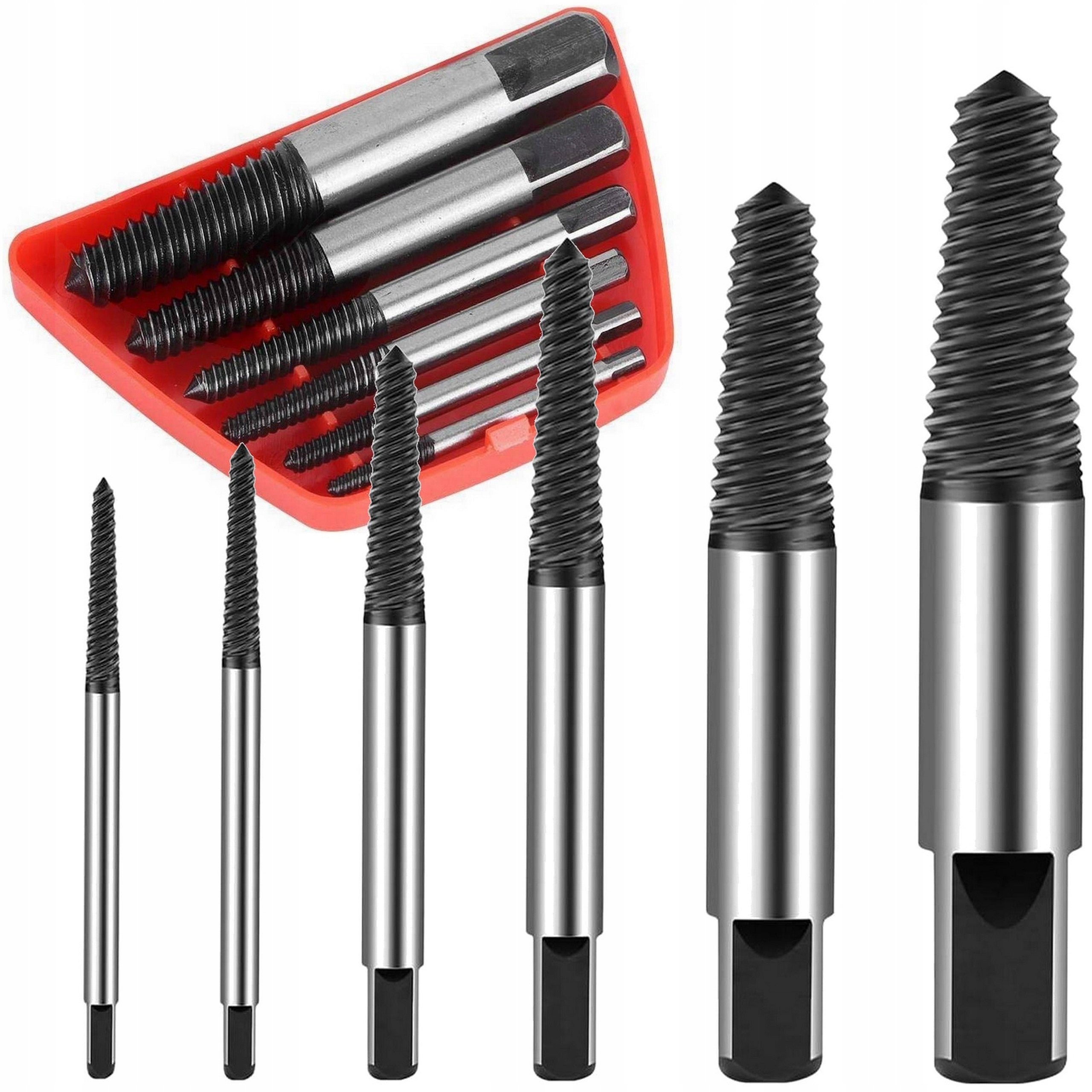 Punches for broken screws repairing threads of broken sockets Pins 6pcs