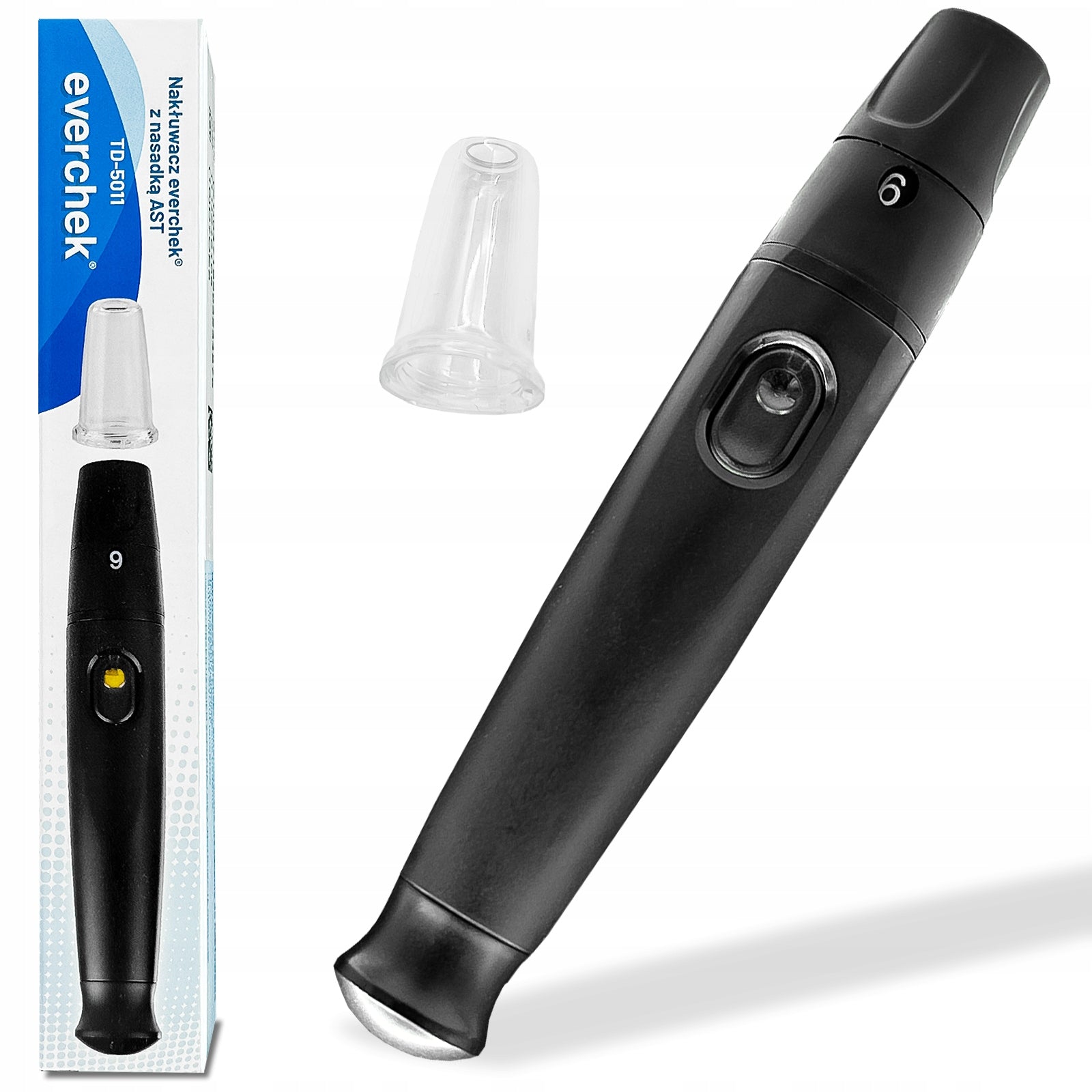 Puncturer with cap Everchek For blood sampling painless punctures