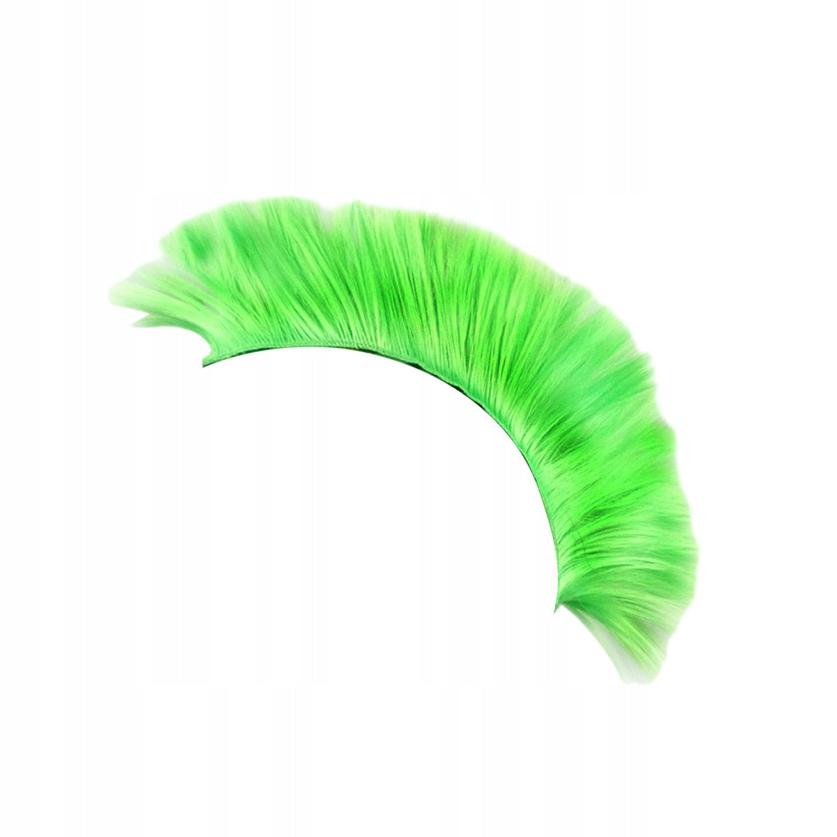 Punk Hair Wig Motorcycle Hairpiece Helmet Wigs Extensions PET Fiber Green