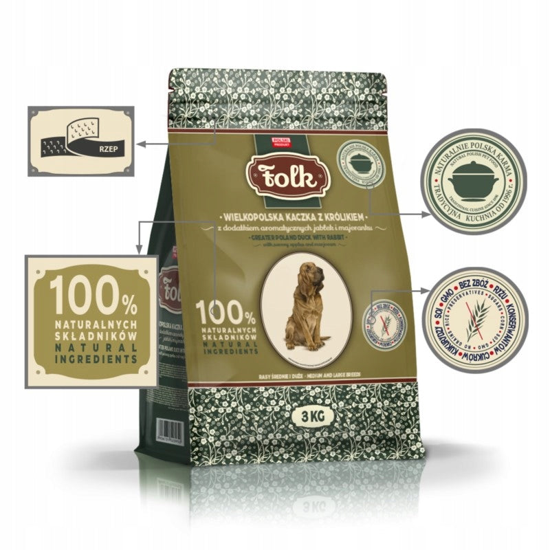 Pupil FOLK M/L WIELKOPOLSKA Duck Rabbit 3kg Manufacturer code 5906731520877