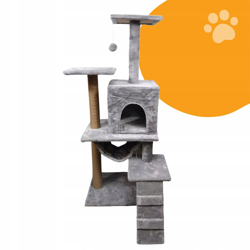 Pupilo Cottage Scratcher Bed Hammock Ladder For Cat Toy 4 Levels Height (cm) 101 - 160 cm