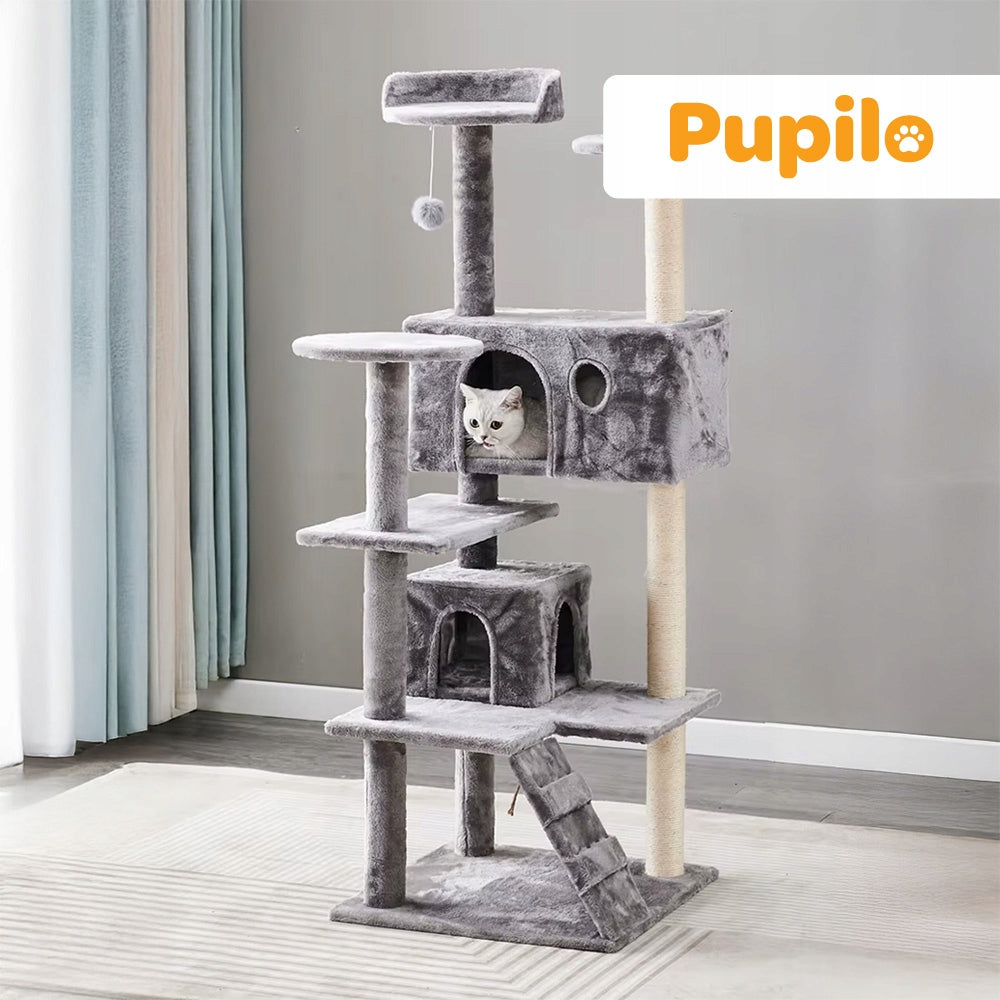 Pupilo Cottage Scratcher Bed Hammock Ladder For Cat Toys 5 Levels Height (cm) 101 - 160 cm