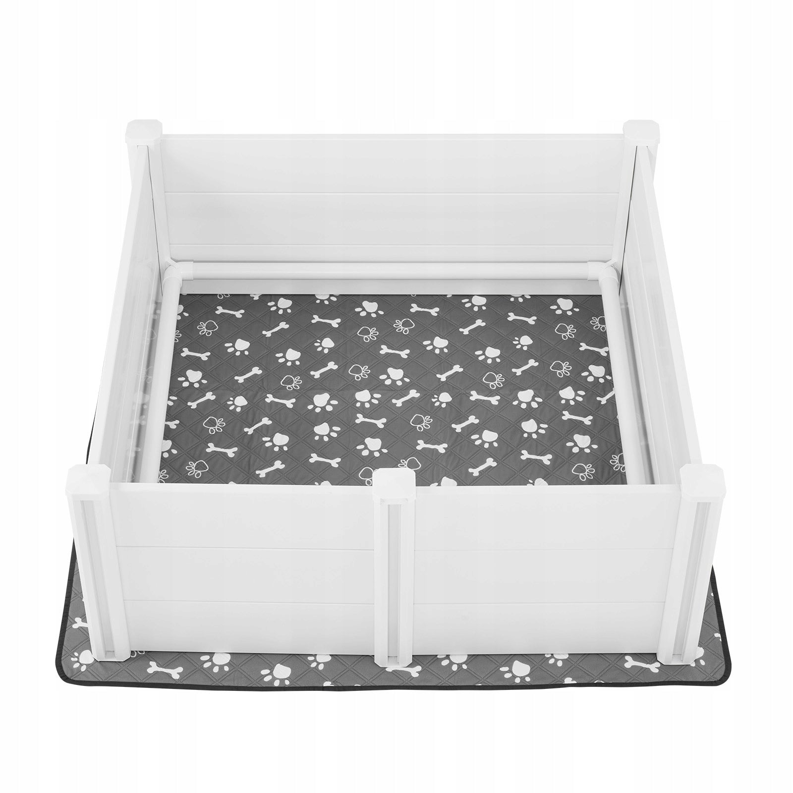 Puppies Cage Size L 122x122x46CM Adjustable Door With Pads Kind cage
