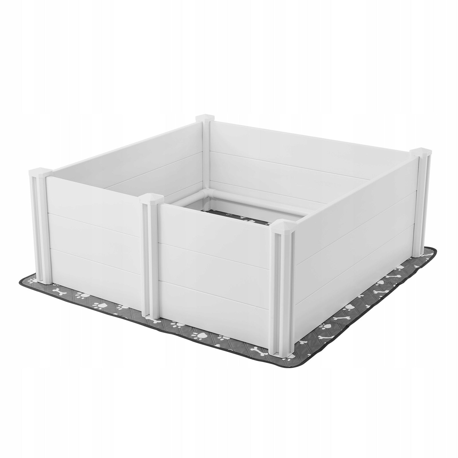 Puppies Cage Size L 122x122x46CM Adjustable Door With Pads Product width 122 cm