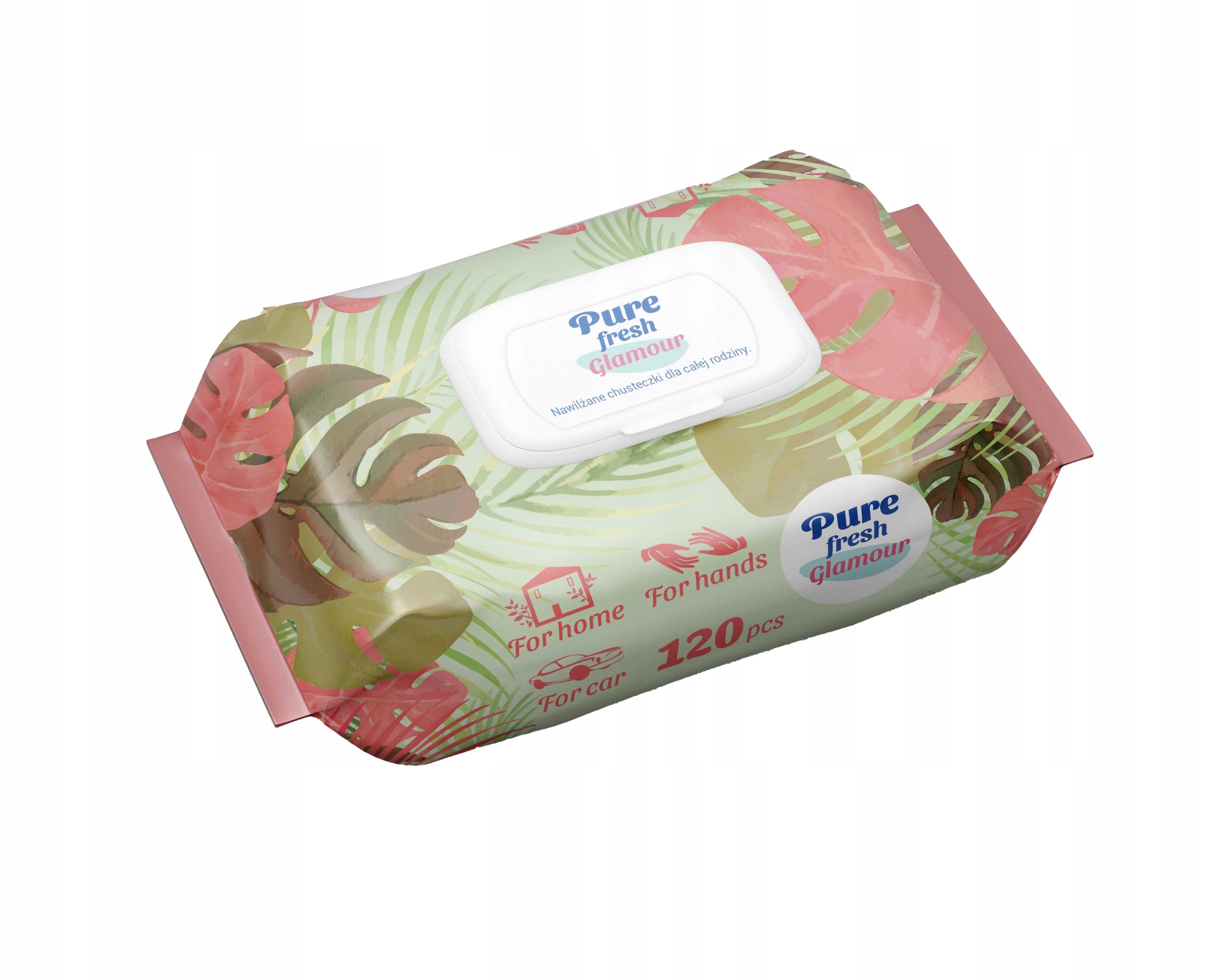 Pure Fresh Glamour Universal Moisturized Wipes 120 pcs x2 Manufacturer code Chusteczki nawilżane