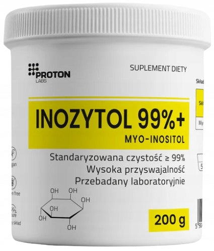 Pure Myo-INOSITOL 99% Vitamin B inositol Proton Labs 200 g