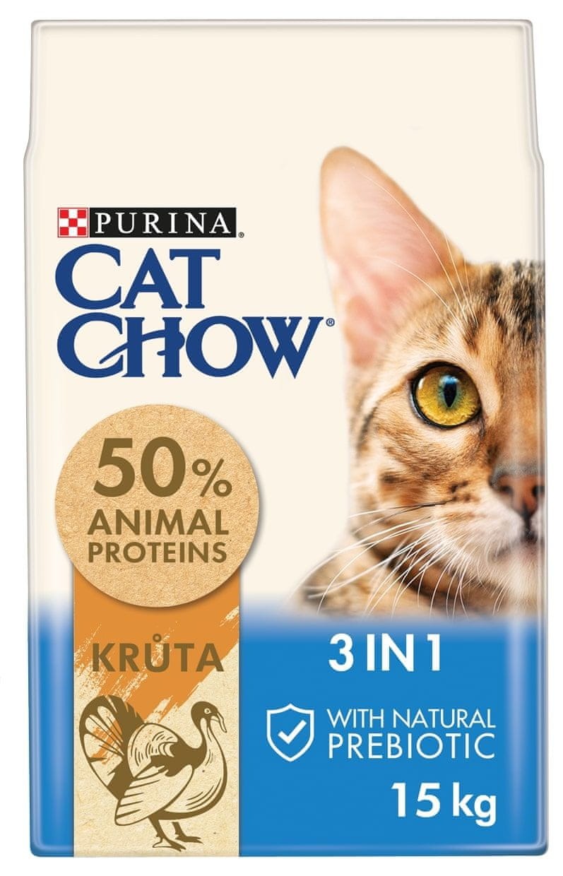 Purina Cat Chow 3 in 1 Special Care Turkey 15kg