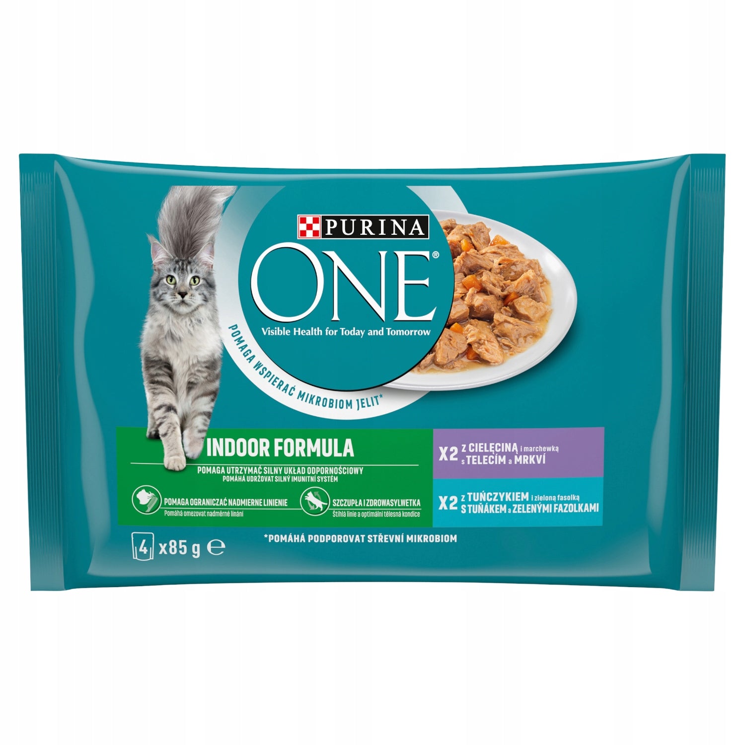 Purina ONE INDOOR for cats not leaving 4x85g