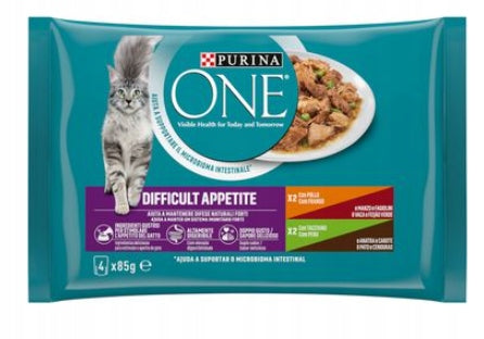 Purina ONE Wet Food for Picky Eaters 4x85g