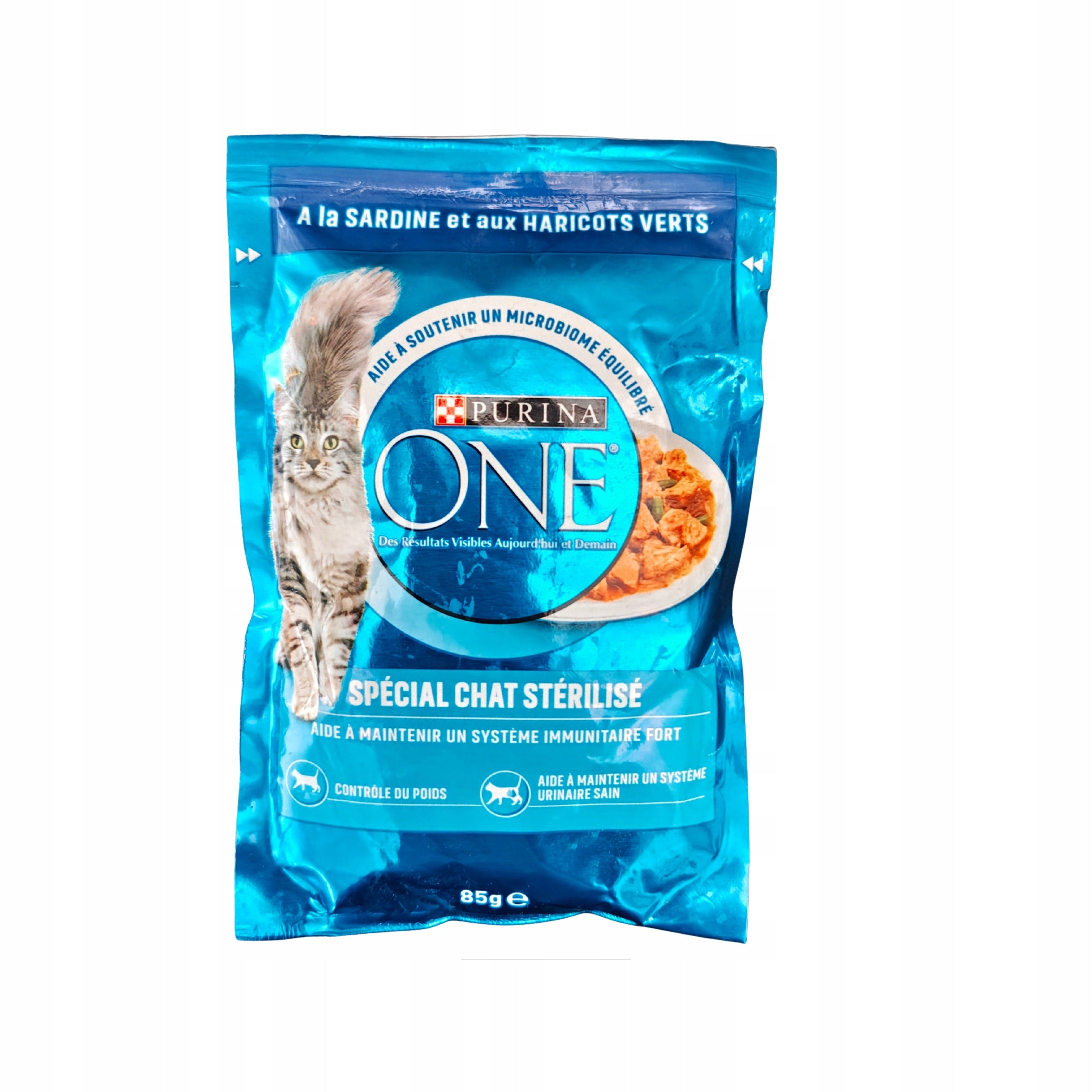 Purina One Sterilise wet cat food with sardine and green beans 85g