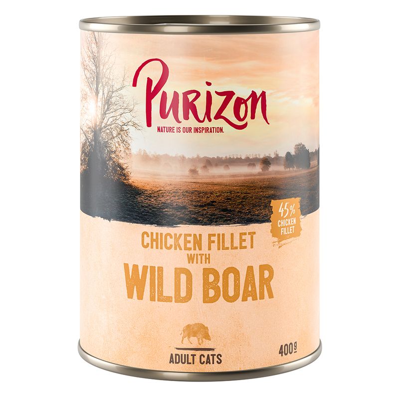 Purizon Adult Mix of flavours in a set of 6x 400g from Germany Packaging status original