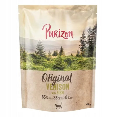 Purizon dry cat food 0,4kg.x5 flavors = 2 kg. grain-free food Original Packaging status original