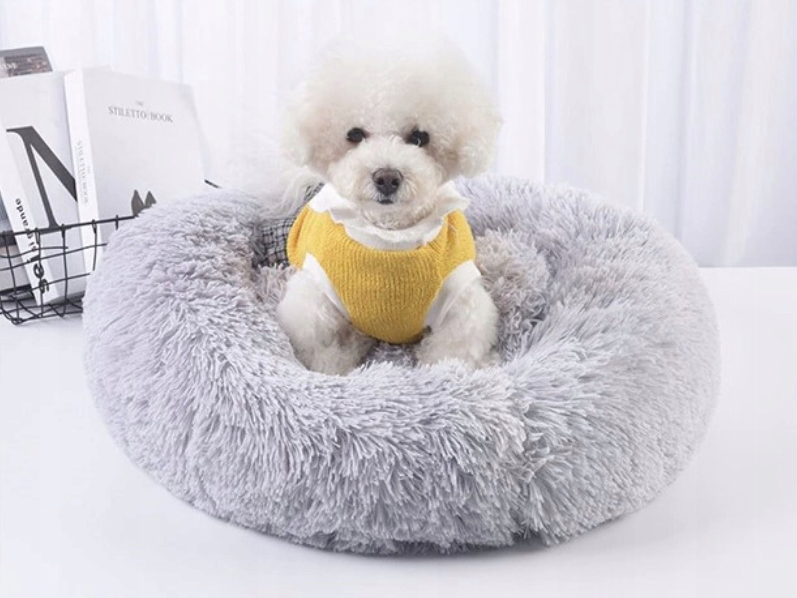 Purlov dog bed grey 60 cm x 60 cm Kind bed