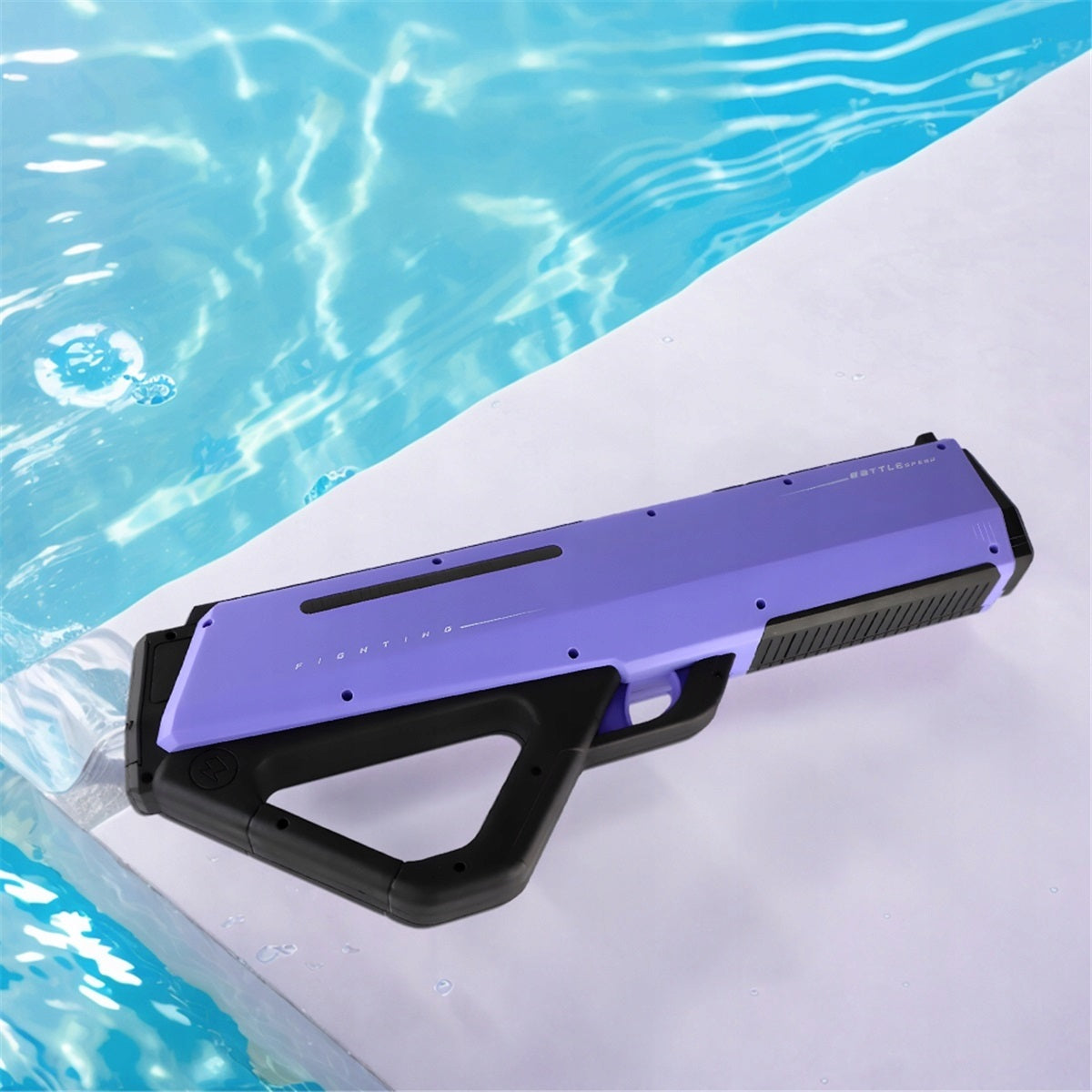 Purple Electric Water Gun With Automatic Water Intake 1500mAh Product weight with unit packaging 0.7 kg
