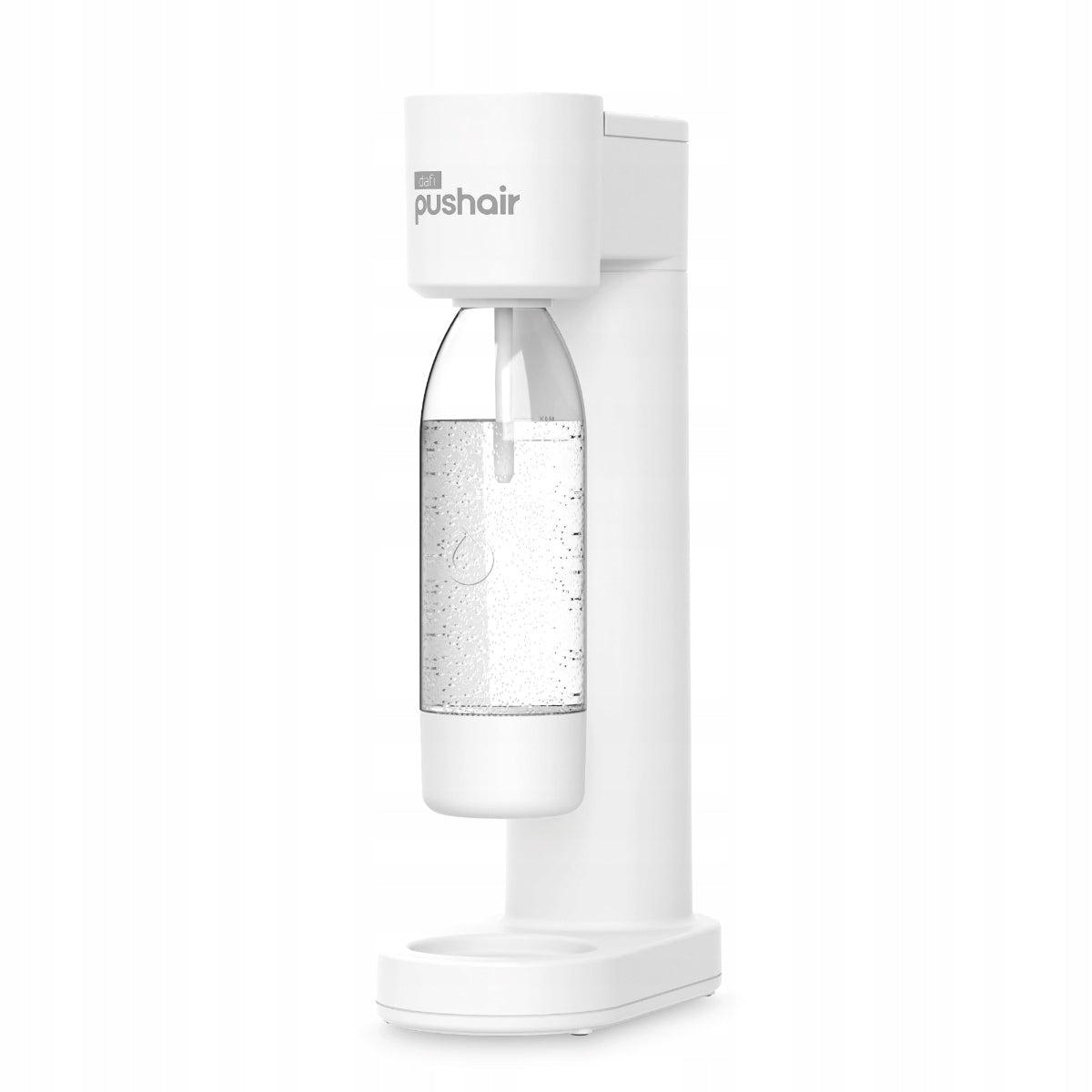 PushAir Saturator for Water Dafi Siphon White + 2 Cartridges + Bottle 0,7 Brand Dafi