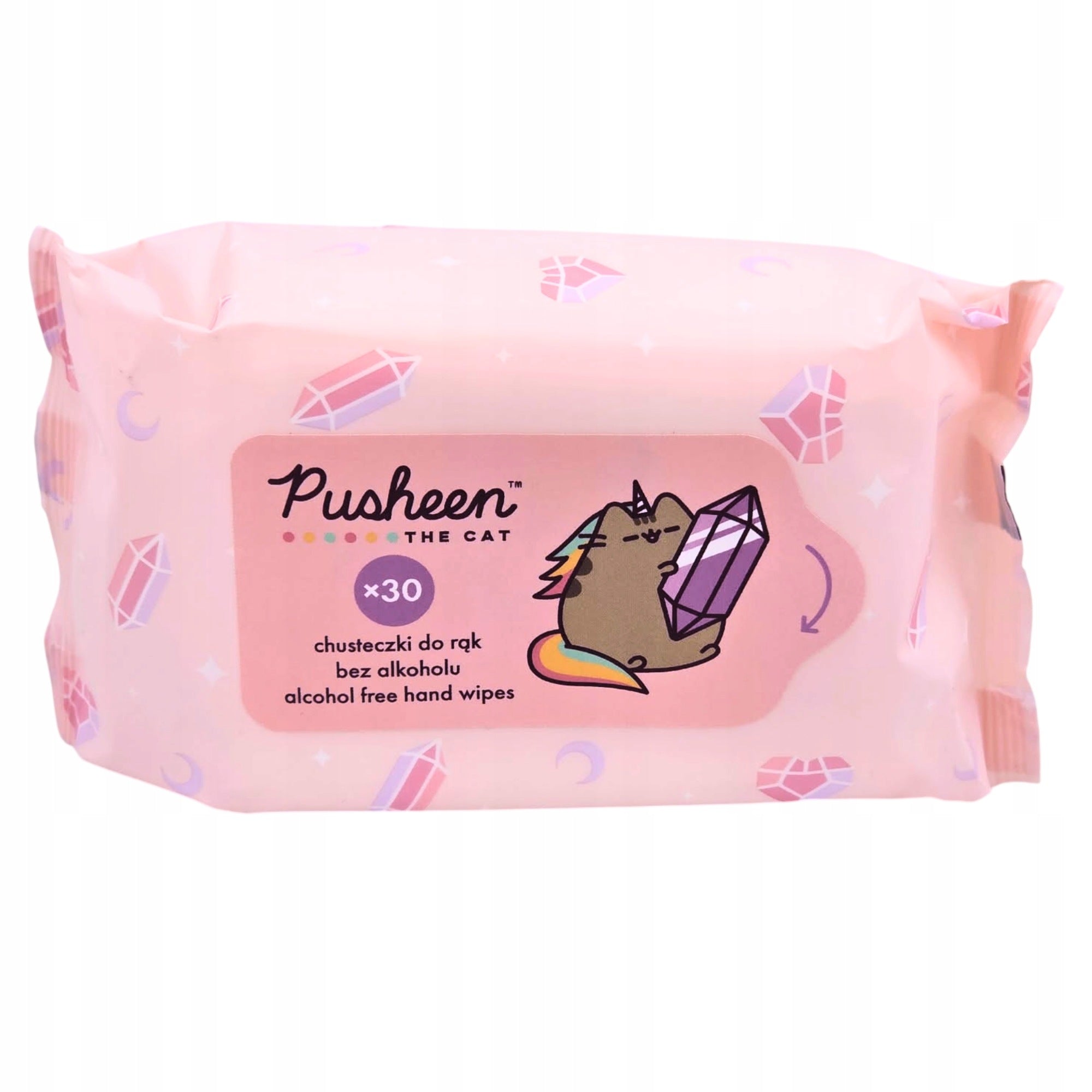 Pusheen Alcohol Free Hand Wipes 30pcs