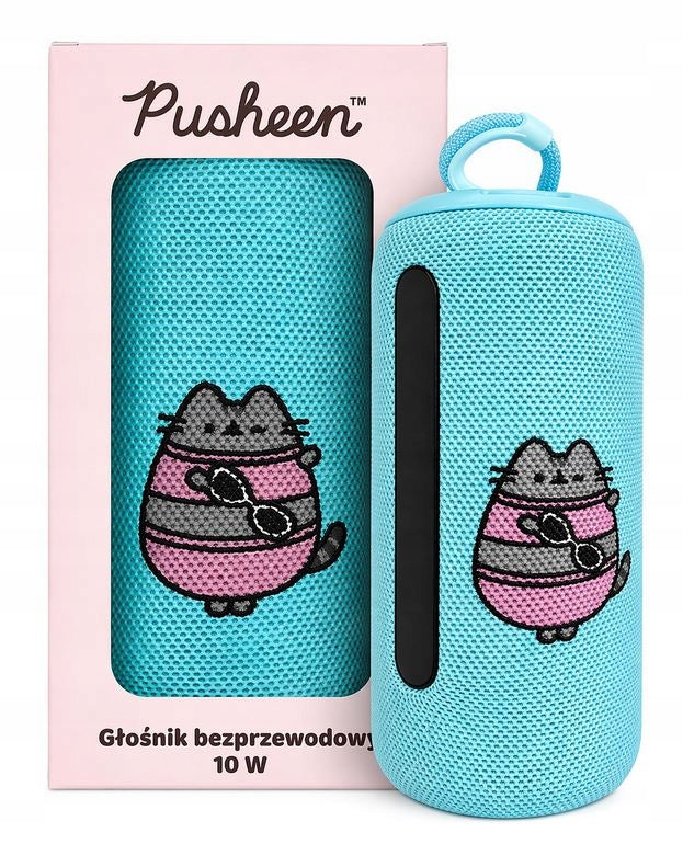 Pusheen Wireless Bluetooth Speaker 10W RGB SD USB-A USB-C Blue