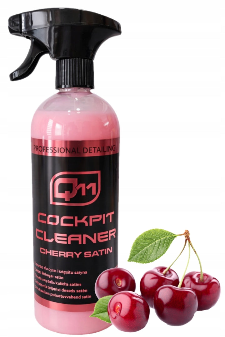 Q11 CHERRY COCKPIT CLEANER 750 ML SATIN WITH ATOMIZER