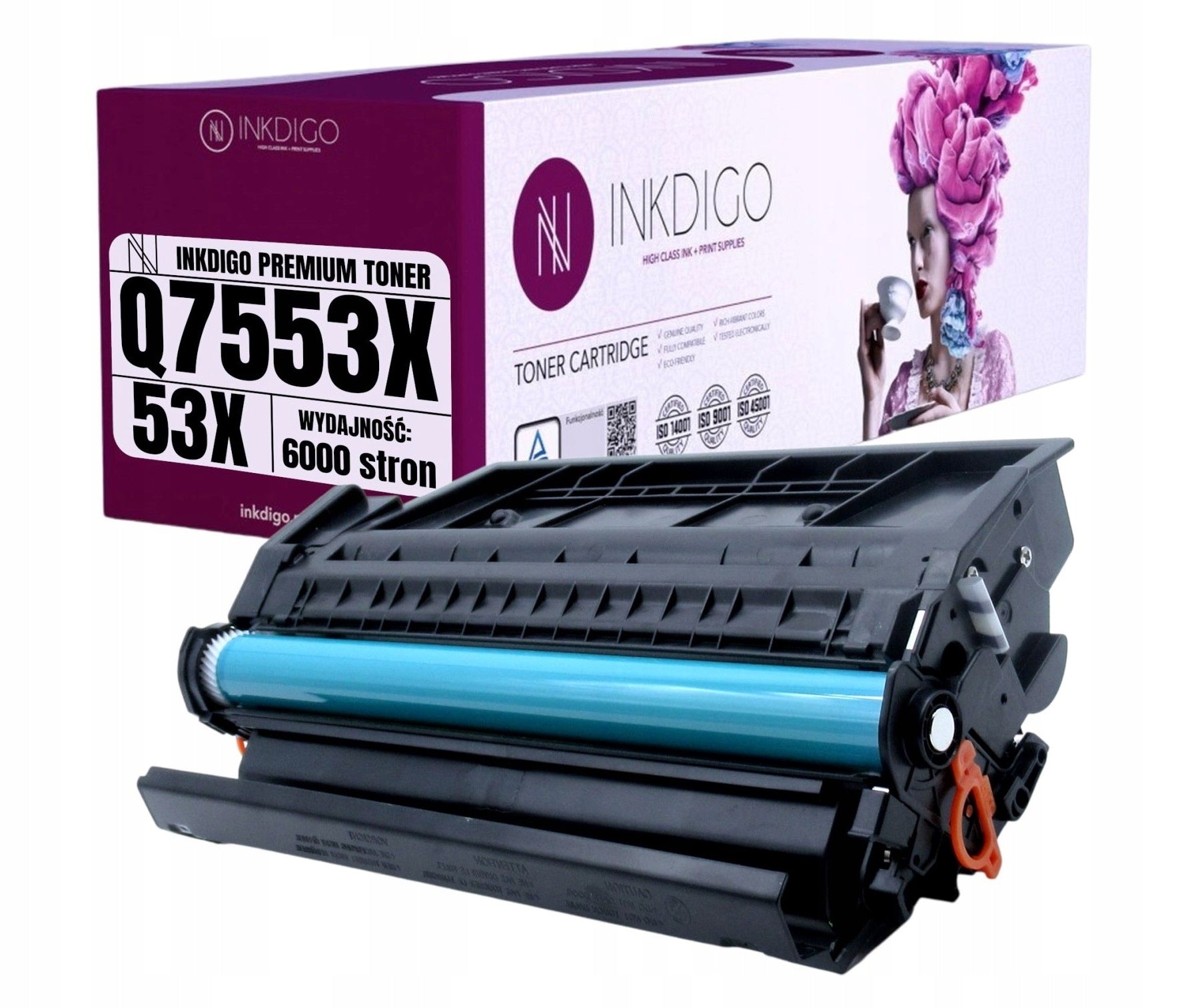 Q7553X Toner 53X Replacement for HP LaserJet M2727 P2011 P2012 P2014 P2015