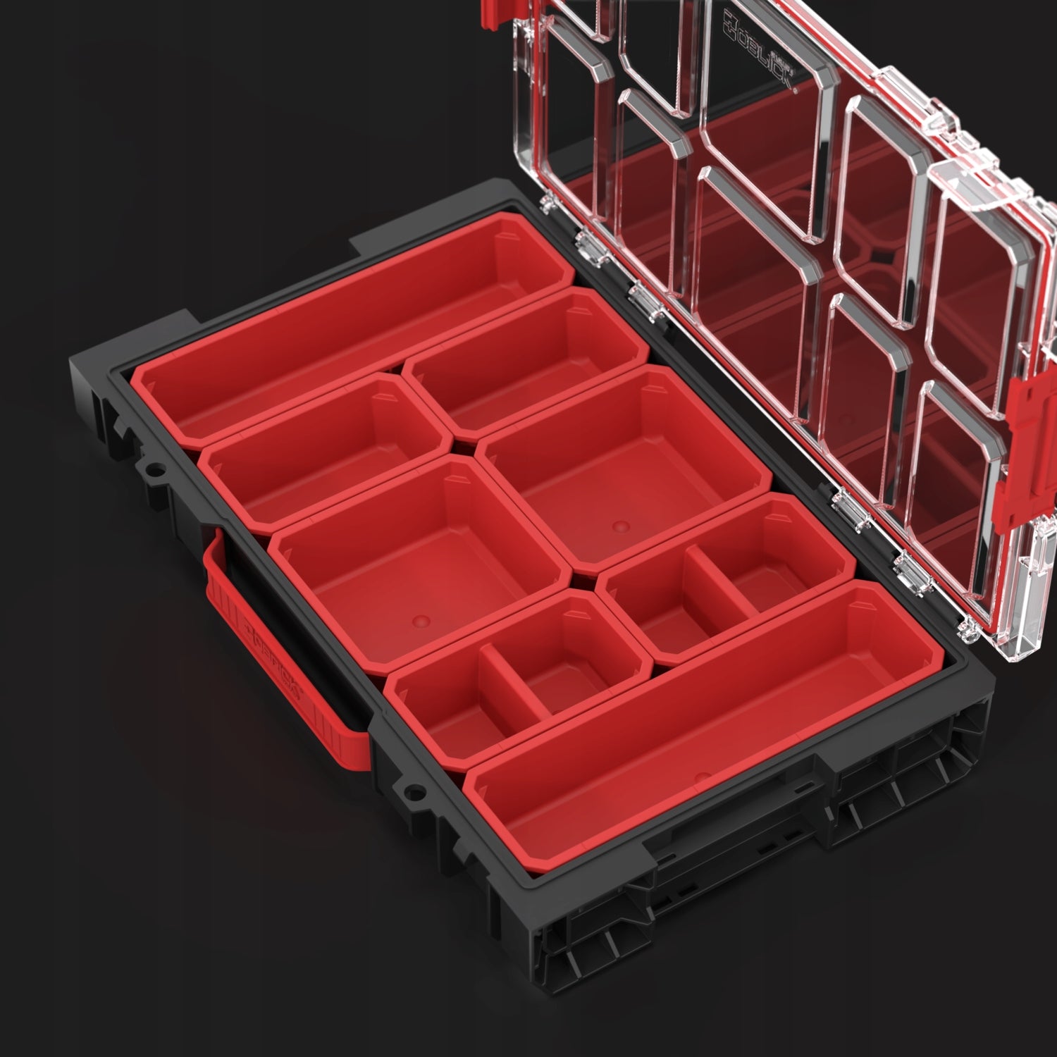 QBRICK SYSTEM PRO Organizer 100 modular with cover tool box 5l Kind carrying case