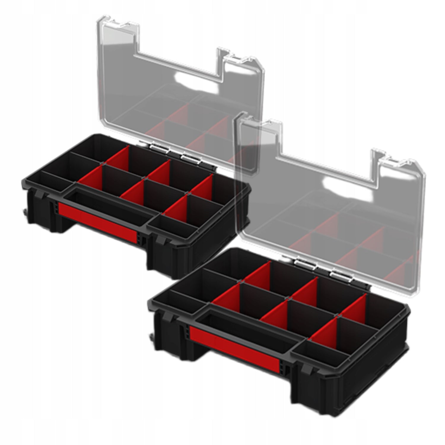 QBRICK SYSTEM TWO ORGANIZER MULTI with compartments tool box x2