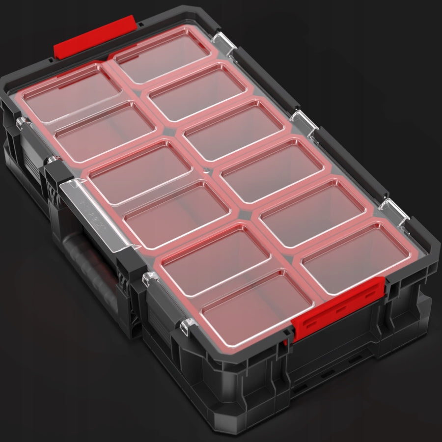 QBRICK SYSTEM TWO ORGANIZER Plus with lid large tool box 14,3l Kind carrying case