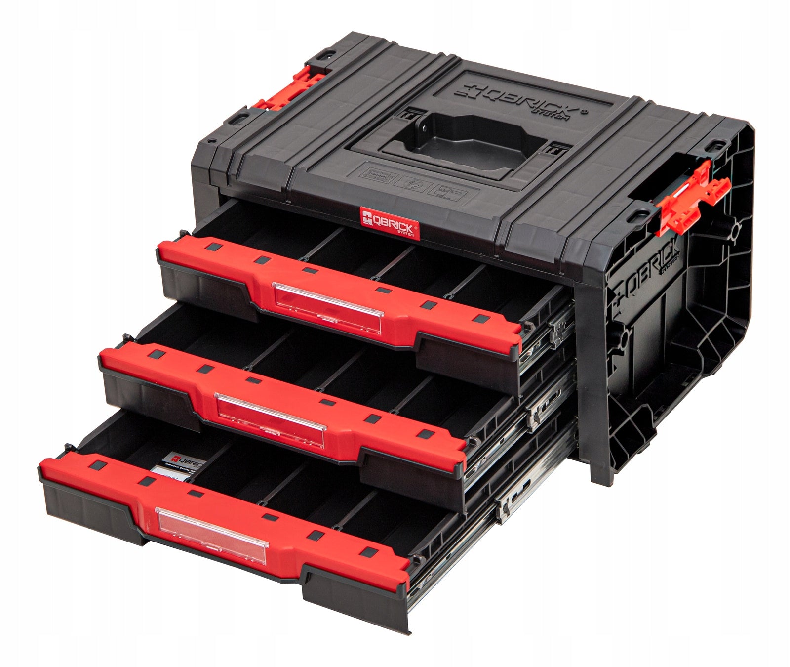 QBRICK box PRO Drawer 3 Toolbox Basic drawers version 2.0 molets Length 45 cm