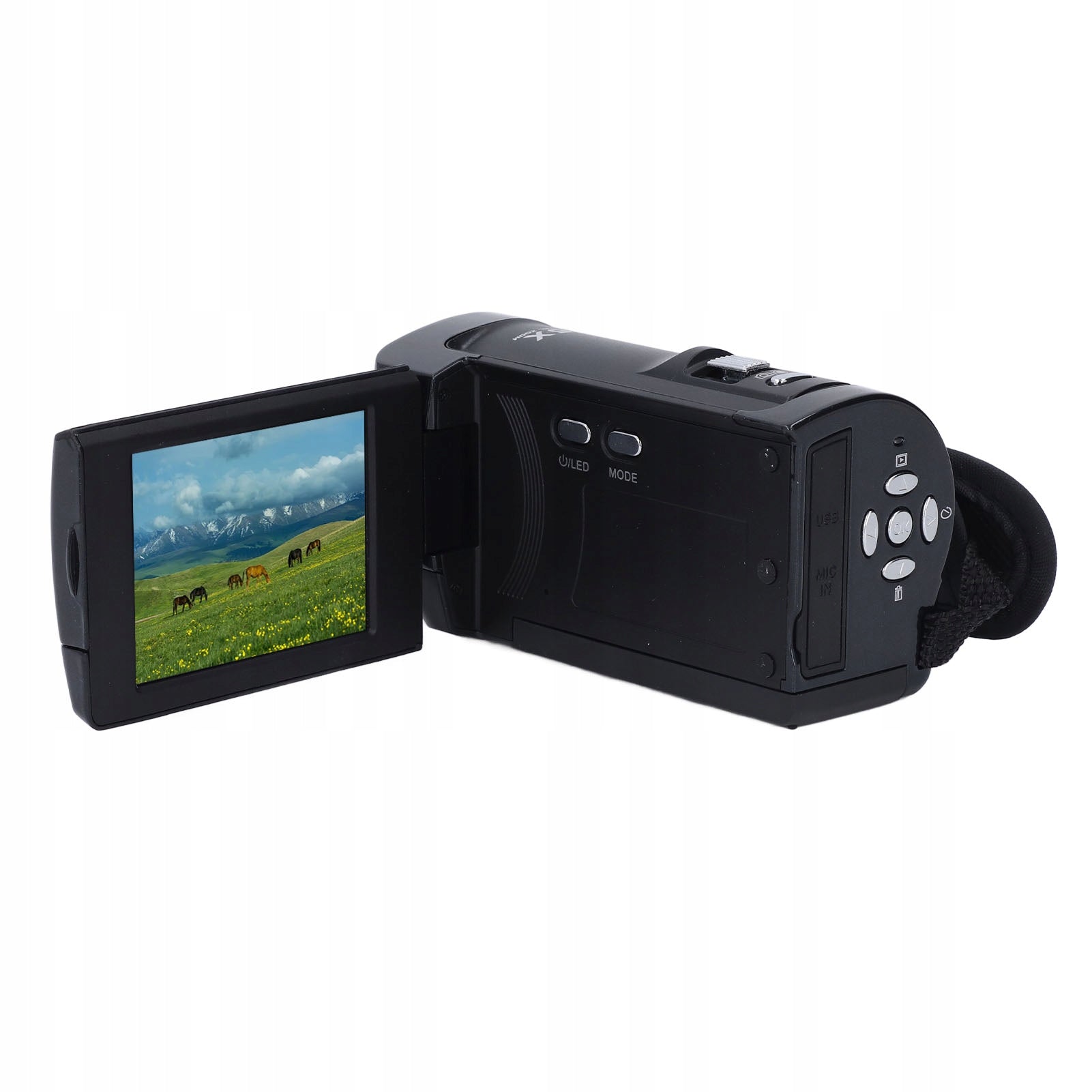 QHD 2.7K Video Camera 50mp 16x Digital Zoom Camera 270 Degree IM Screen