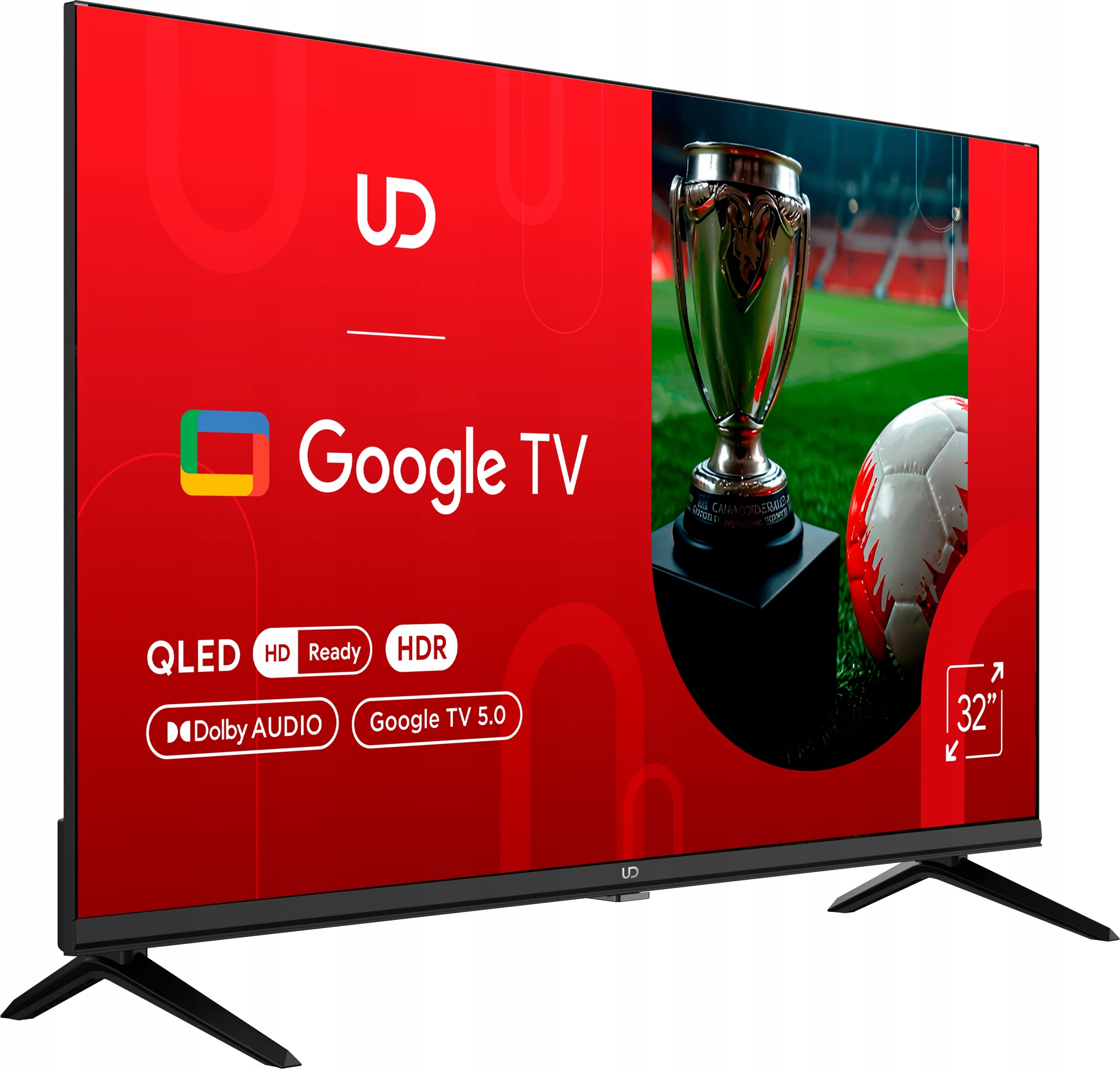 QLED TV UD 32QHGC5210S 32" HD SmartTV HDR Google TV WiFi Dolby Audio Packaging status original