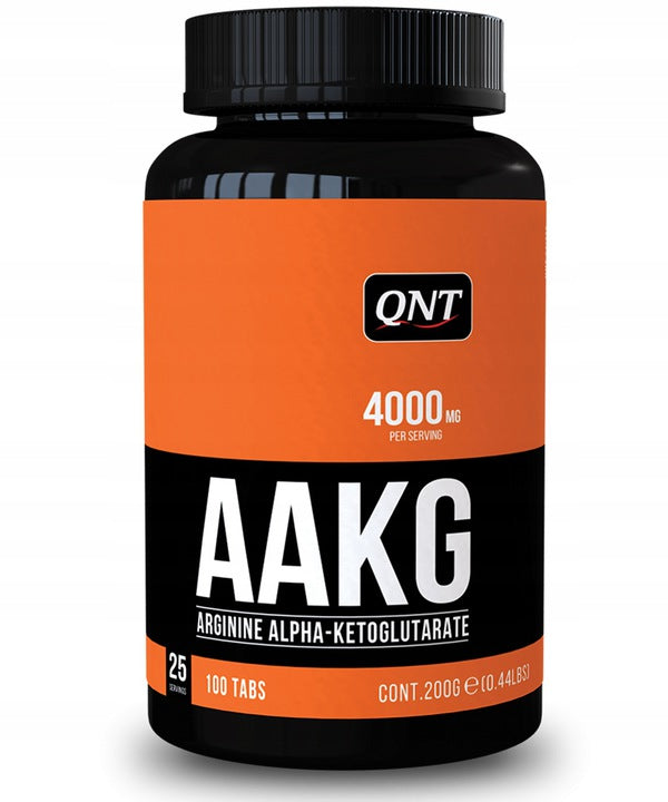 QNT AAKG 4000 Endurance Power Effective Training Muscle Strength 100tabs Expiration date at least six months from the date of purchase