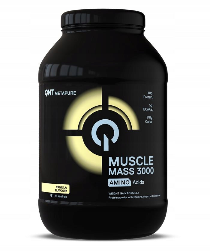 QNT Muscle Mass 3000 Gainer Muscle Mass Gain 1,3kg Vanilla