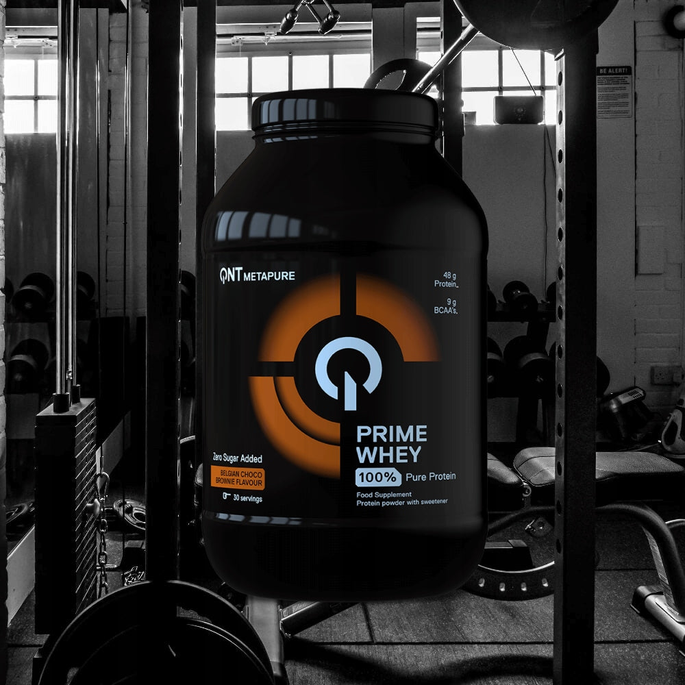 QNT Prime Whey (908g) Belgian Chocolate Brownie Expiration date at least 3 months from the date of purchase