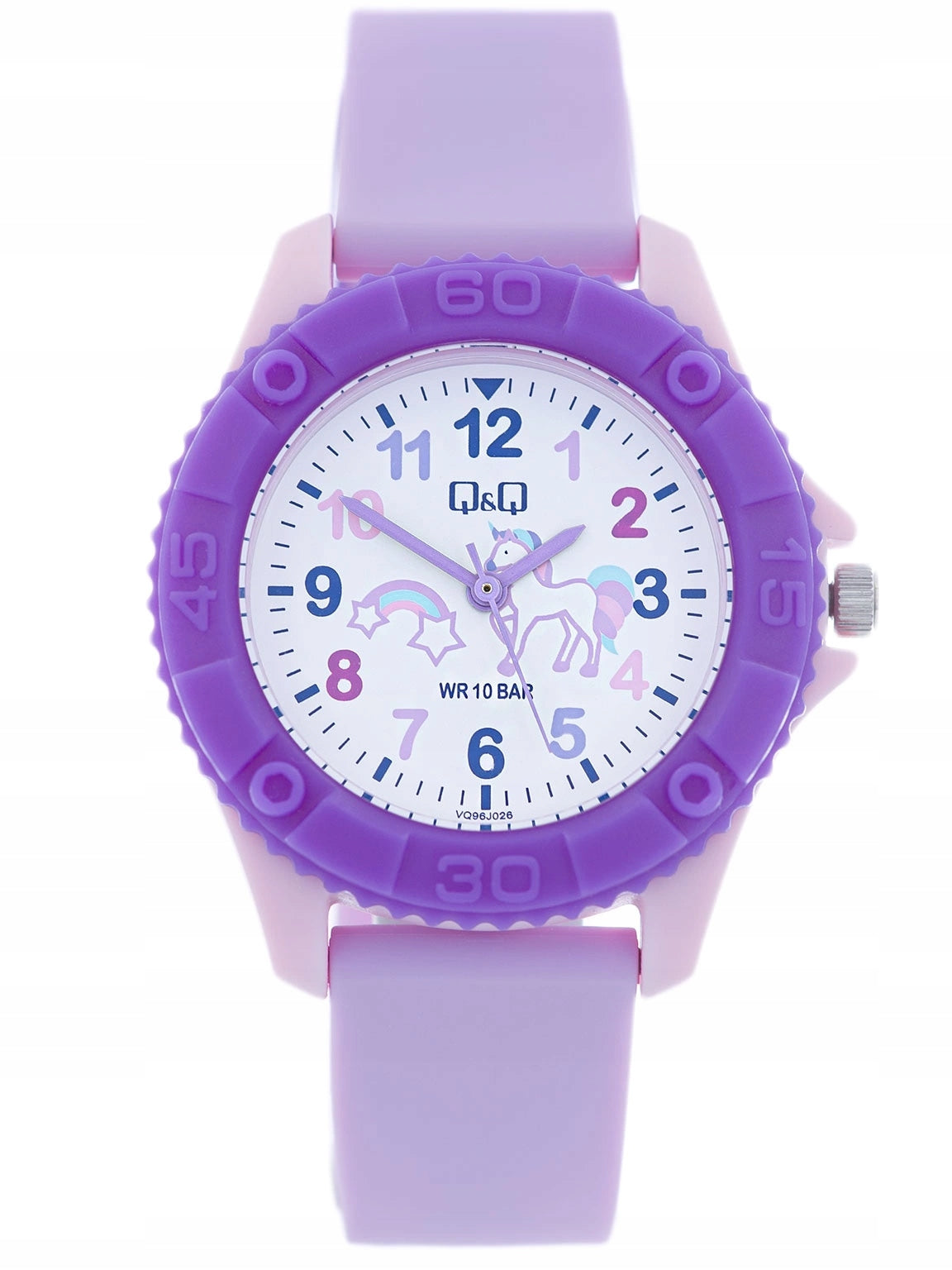 QQ VQ96J026Y WATCH FOR GIRLS UNICORN HORSE Brand Q&Q