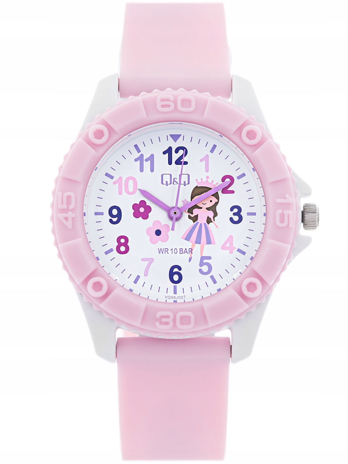 QQ VQ96J027Y WATCH FOR A GIRL WITH A PRINCESS Brand Q&Q