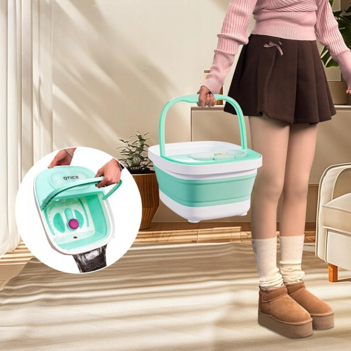 QTIICE Heated Folding Foot Massager with 3 Different Attachments Medical device no