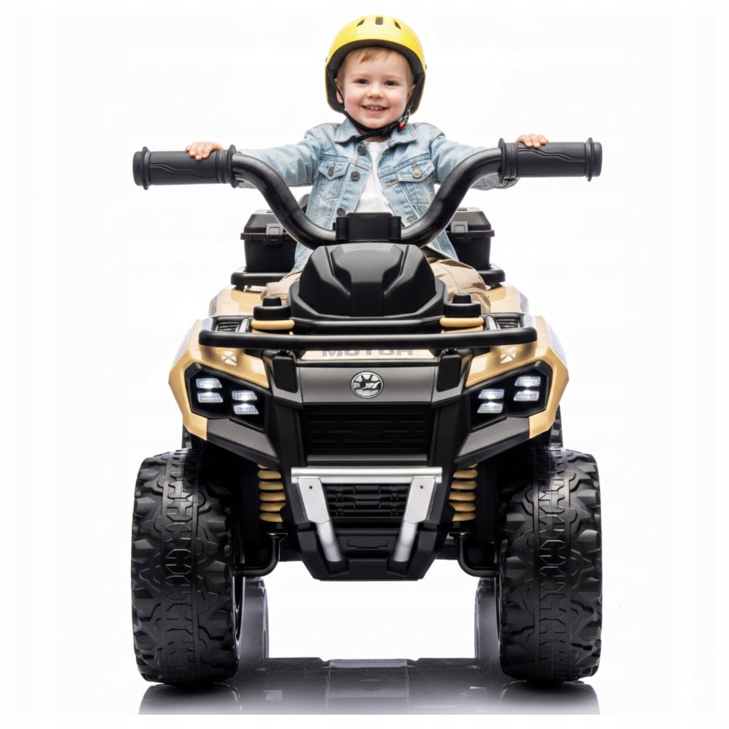 QUAD FOR CHILDREN ELECTRIC BATTERY KHAKI CAR