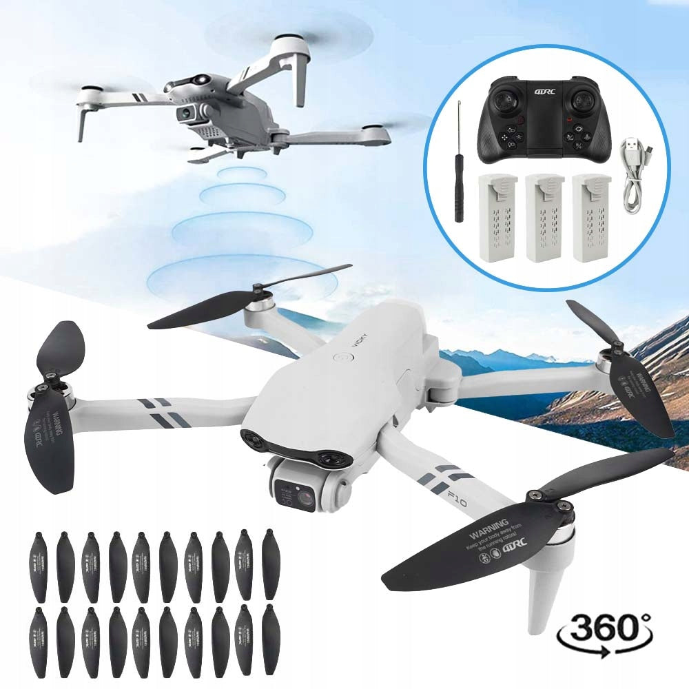 QUADCOPTER DRONE WITH 6 AXIS GYROSCOPE AND HD WIFI CAMERA Packaging status original