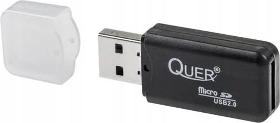 QUER USB MEMORY CARD READER 2,0 MICRO SD KOM0562 5901436795360