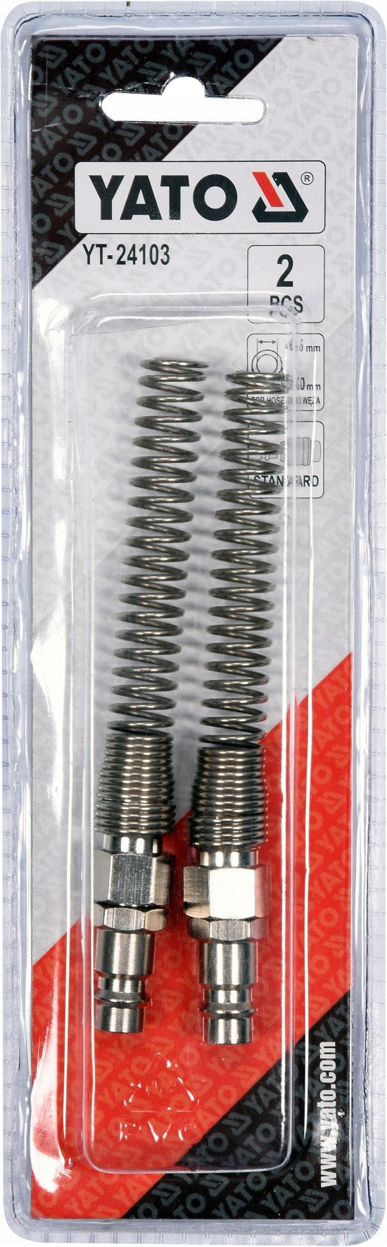 QUICK COUPLER M FOR HOSE 6X10mm 2 PIECES EAN (GTIN) 5906083026850