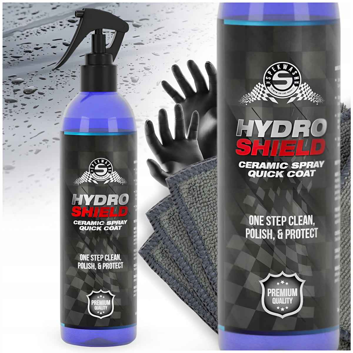 QUICK DETAILER FOR VARNISH HYDROPHOBIC COATING SPRAY HYDRO SHIELD