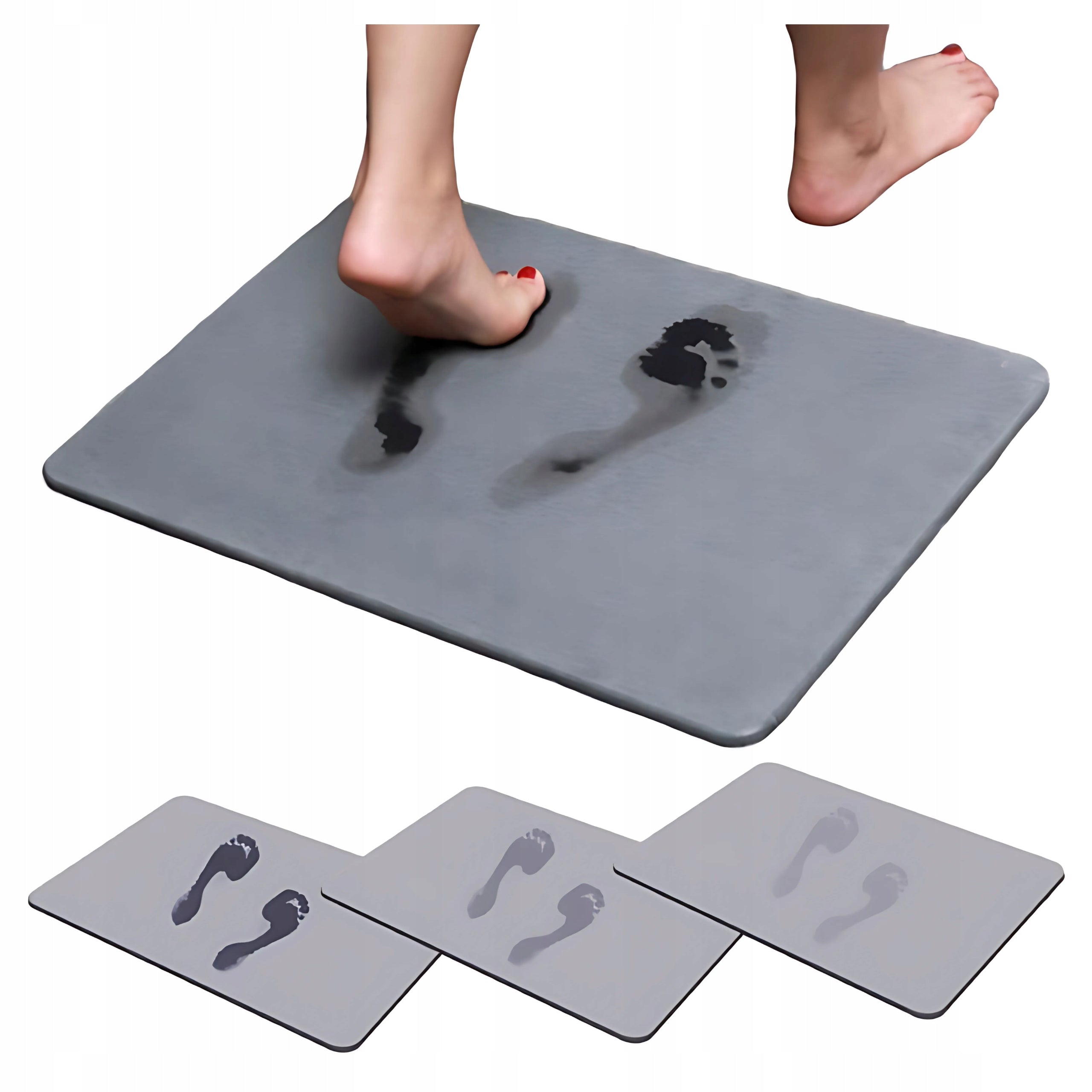 QUICK-DRYING ABSORBENT DIATOMITE BATHROOM MAT for bathroom 60 x 40 cm