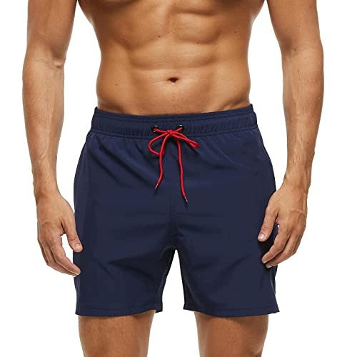 QUICK-DRYING MEN'S SWIM SHORTS WITH ZIP POCKET FOR MEN Brand no brand